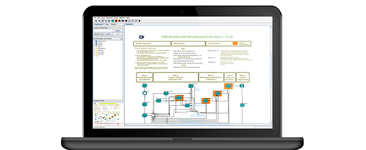 The Reflex graphical workflow system in action