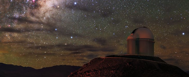 Lo splendore della Via Lattea sopra La Silla