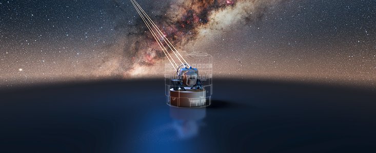 Der Vier-Laser-Leitstern des VLT