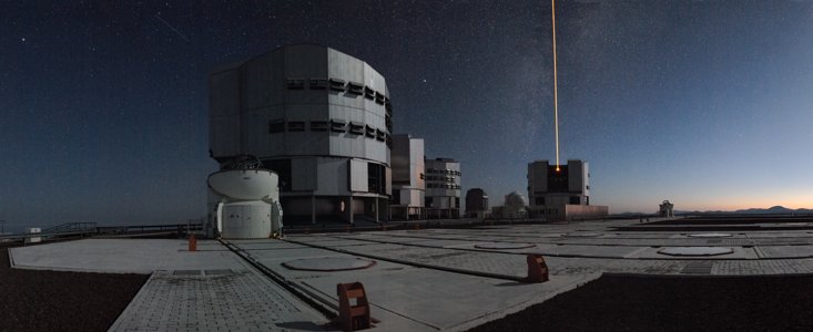 Comienza la mañana en Paranal