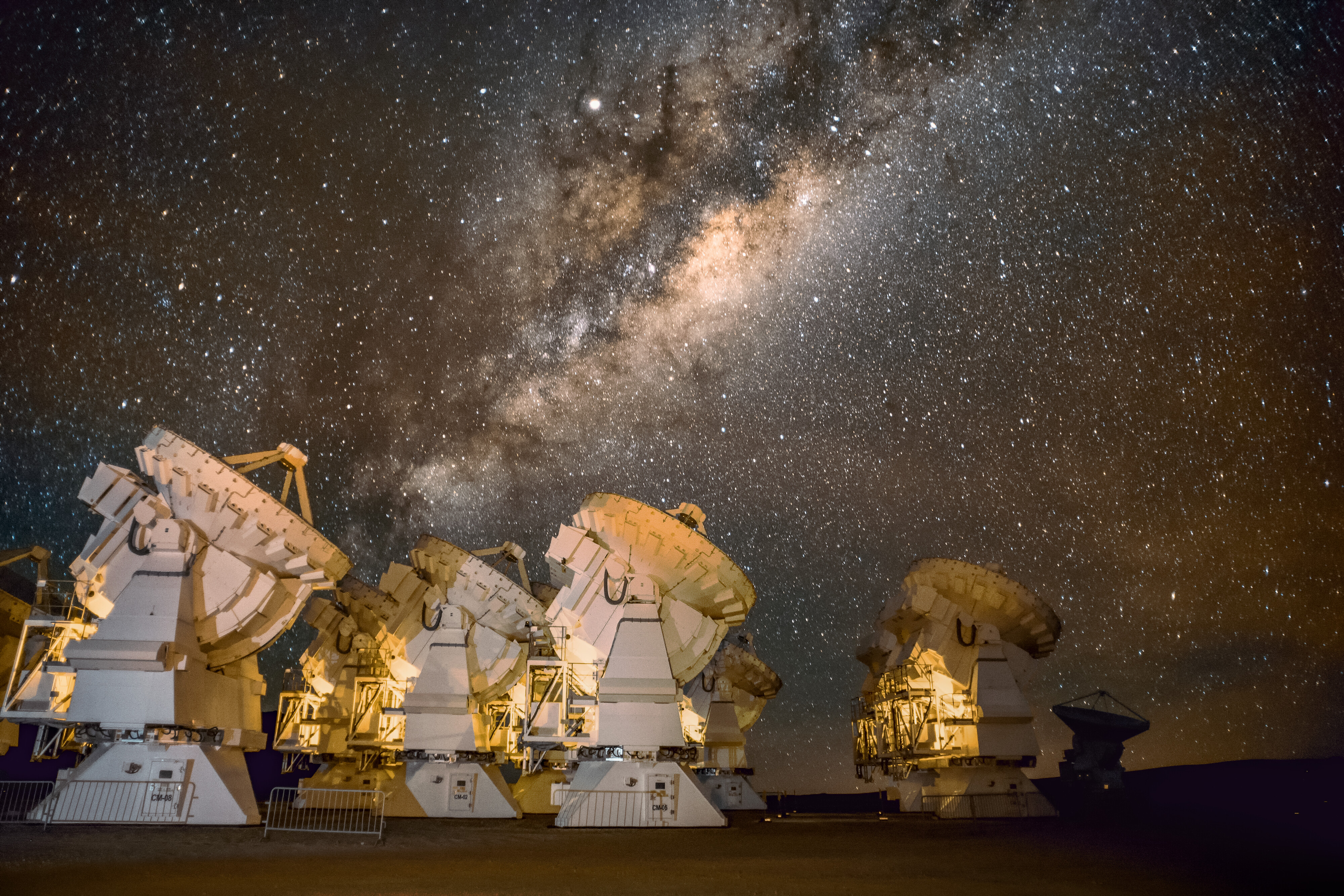 The ACA at night. Credit: ESO/S. Otalora.