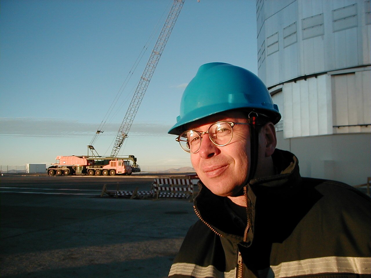 Bertrand Koehler at Paranal in June 2000