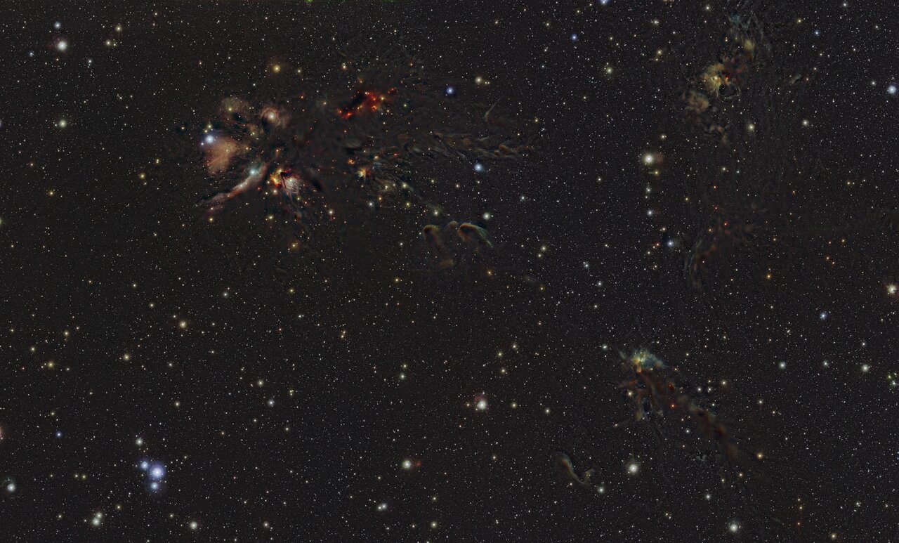 An infrared view of the L1688 region in Ophiuchus