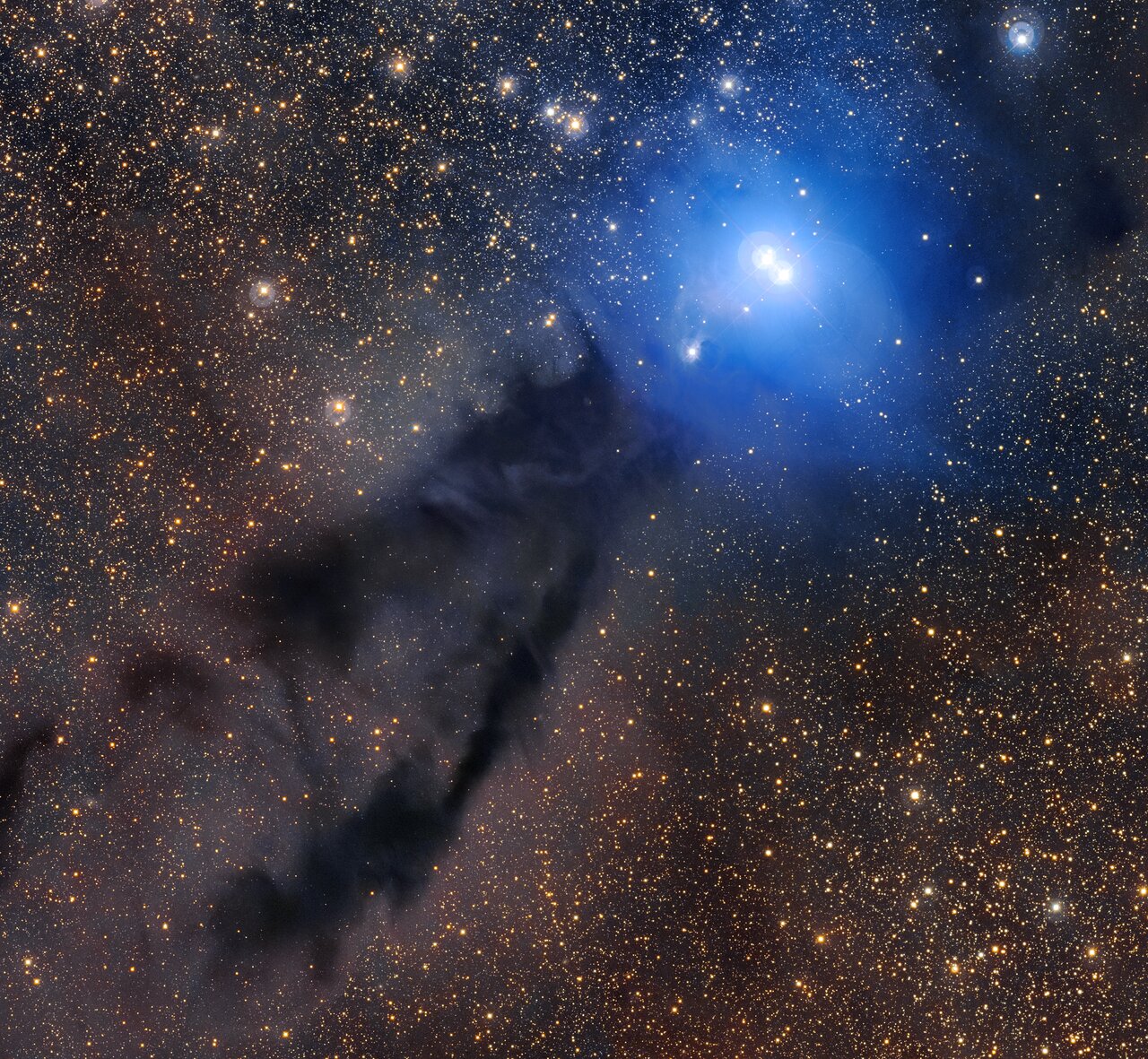 The Lupus 3 region in visible light