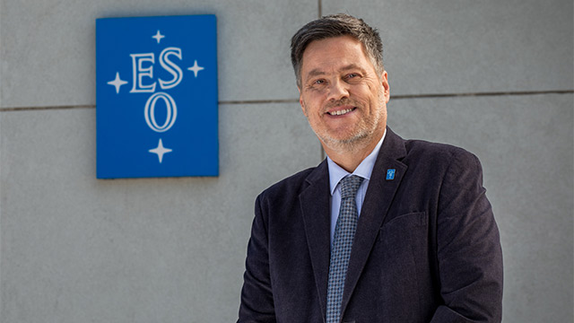 Andreas Kaufer at ESO’s office in Vitacura, Chile