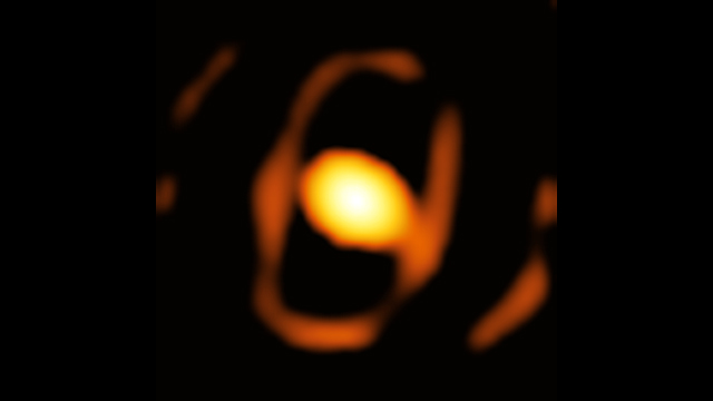 Image of the star WOH G64 taken by the VLTI