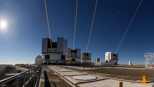 Four lasers for the VLTI