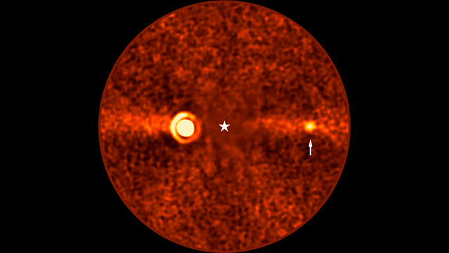 VLT image of the Beta Pictoris d exoplanet