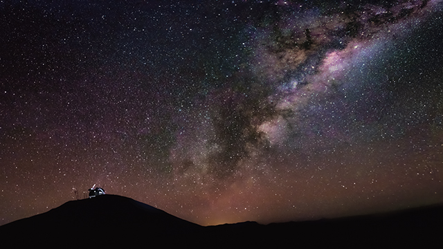 Sailing beneath a sea of stars
