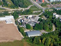 Aerial view of ESO Headquarters