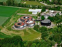 Aerial view of the ESO Headquarters