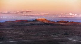 Ashen Armazones at sunset
