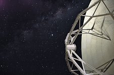 Antenna against the Stars