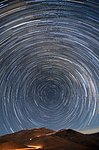Star trails over La Silla