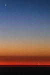 Venus and the swimming Moon
