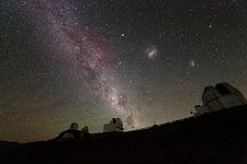 Three galaxies at once