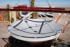 Assembly of Second European ALMA Antenna