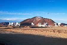 13 Antennas at the ALMA AOS