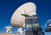 ALMA Antennas at the OSF