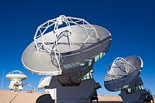 ALMA Antennas at the OSF