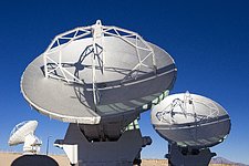 ALMA Antennas at the OSF