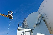 Water testing ALMA antennas