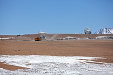 ALMA antenna on a transporter