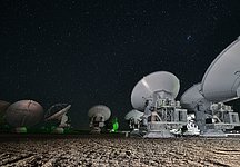 ALMA at night