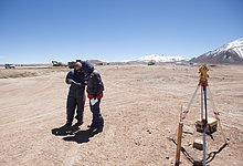 ALMA construction work on Chajnantor