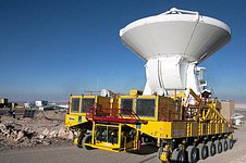 The first European antenna for ALMA is handed over to the observatory