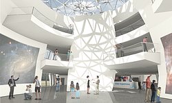 Artist’s impression of ESO Supernova Planetarium & Visitor Centre