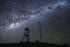 Cerro Armazones at night