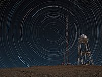 Stars Trails over Armazones