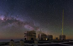Panorama of the VLT in Action