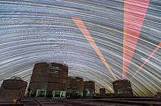 Laser Guide Star Trails
