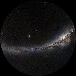 Fish-eye view of the Southern Sky