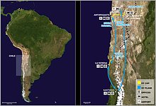 ESO sites in Chile