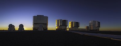Very Large Telescope at Sunrise