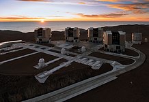 Paranal and the Pacific at Sunset