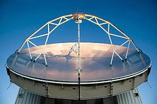 APEX Image Calendar, January 2010 — Last sun rays of the day hitting the antenna