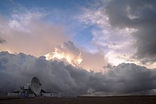 Clouds over Chajnantor