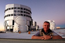 Prof. Tim de Zeeuw visiting Paranal Observatory