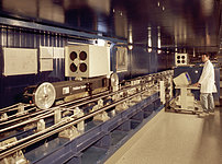 Delay line carriage in the VLTI tunnel