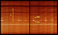 VIMOS Integrated Field-Spectrum of Antennae Galaxies (Detail)