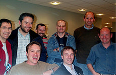 The MACAO-VLTI commissioning team during “First Light”