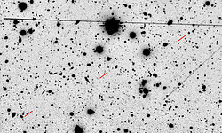 Sky Field in Which Comet Halley Was Observed