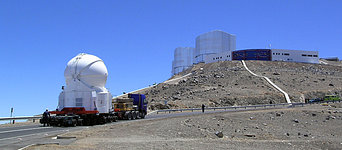 The First Auxiliary Telescope on its Way to the Observing Platform