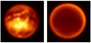 Simultaneous Views of Titan's Surface and Atmosphere
