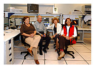 The Presidential Couple with Prof. Ruiz and Dr. Cesarsky