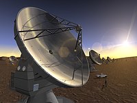 Artist's Impression of the ALMA Project
